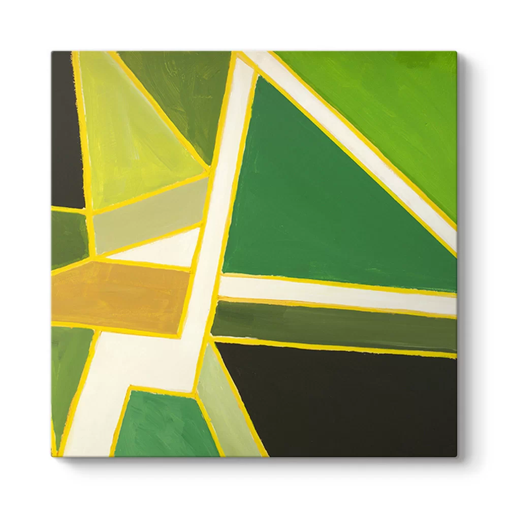 Green Pattern Tablosu - Model 3